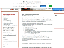 Tablet Screenshot of emo-ausbildungszentrum.de